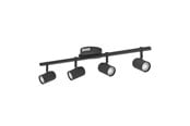 Valaisimet - EGLO MONTEMURRO SPOTTIKISKO L700 4L MUSTA - 902706