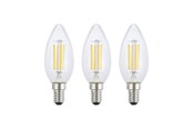 Lamput - EGLO LED-lamppu E14 C35 KIRKAS 2700K 470LM 3 KPL E14 - 117611