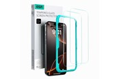 Puhelin - Muut lisävarusteet - ESR Tempered Glass 2-PACK for iPhone 16 - transparent - 4894240235935