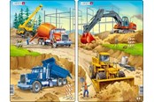 Palapelit - Larsen Puzzles Palapeli Construction 2-asst - 20-palainen, Midi ( 2D Palapelit - U4