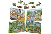 Palapelit - Larsen Puzzles Palapeli Eksoottiset eläimet 4-asst - 11 palaa, Mini 2D Palapelit - Z8
