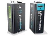 Akut ja Paristot - paleblue Pale Blue Voyager 9V Battery 2-pack of 9V w/ 2x1 c - PB-9V-2G
