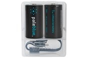 Akut ja Paristot - paleblue Pale Blue Li-Ion Rechargeable D Battery 2 pack of - PB-D-C