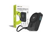 Powerbank - Mobile Origin PB19 Qi2 TFT Display Semi-solid Power Bank (w/ Built in USB-C cable) - Black - 10000 mAh - MO-TDS-PB19-BLK