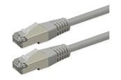 Verkkokaapelit - Roline patch cable - 5 m - grey RAL 7035 - Harmaa - 21.51.0835