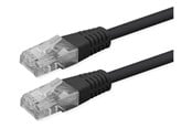 Verkkokaapelit - Roline patch cable - 1.5 m - black pantone 3C - Musta - 21.51.0928