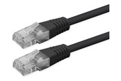 Verkkokaapelit - Roline patch cable - 5 m - black pantone 3C - Musta - 21.51.1565