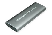 Kovalevyt - lisätarvikkeet - Roline VALUE - storage enclosure - external type - M.2 NVMe Card - USB 3.2 (Gen 2) - 16.99.4132