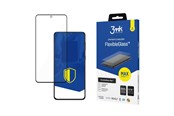 Puhelintarvikkeet - Näytönsuojat - 3mk FlexibleGlass Max Black Hybrid Glass - Samsung Galaxy S22+ 5G - 5903108448116