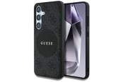Puhelin - Kannet ja kotelot - GUESS 4G Round Patch Classic Logo MagSafe case for Samsung Galaxy S25 Plus black - 3666339448936