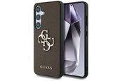 Puhelin - Kannet ja kotelot - GUESS Grained Big 4G Logo Small Classic Logo case for Samsung Galaxy S25 Plus brown - 3666339449186