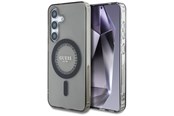 Puhelin - Kannet ja kotelot - GUESS Rhinestones Printed Classic Logo MagSafe Samsung Galaxy S25 case black - 3666339449520