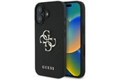 Puhelin - Kannet ja kotelot - GUESS Grained Big 4G Logo Small Classic Logo case for iPhone 16 - black - 3666339424527