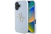 Puhelin - Kannet ja kotelot - GUESS Grained Big 4G Logo Small Classic Logo case for iPhone 16 - blue - 3666339424671