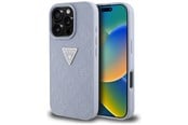 Puhelin - Kannet ja kotelot - GUESS Hot Stamp 4G Pattern Triangle Metal Logo Case for iPhone 16 Pro Max - Purple - 3666339425456