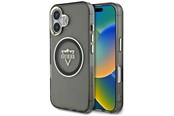 Puhelin - Kannet ja kotelot - GUESS IML Metal Mountain Logo MagSafe case for iPhone 16 - black - 3666339433666