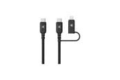 USB kaapelit - SKross Link Pro Cable 2in1 USB-C to Lightning 100W 100cm - 21410