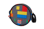 Lisätarvikkeet kouluun - LEGO ® Colorful Bricks pyöreä crossbody-laukku - 20369-2607