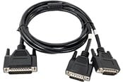 Kuulokkeet - Hollyland HL-TCB09 DB25 Male to Dual DB15 Male Tally Cable - HL-TCB09