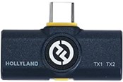 Mikrofonit - Hollyland LARK M2 USB-C Receiver - Shine Charcoal - HL-6301-RX-USBC