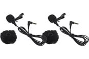 Mikrofonit - Hollyland Omnidirectional Lavalier Microphone for Lark Max 2 (Black 2-Pack) - HL OMNI BLACK 2-PACK