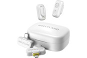 Mikrofonit - Hollyland LARK A1 Combo Ivory White with USB-C RX + Lightning RX + Charging Case - 6108 COMBO IVORY WHT