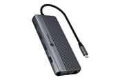 Telakointiasemat - ICY BOX IB-DK4062-CPD - docking station - USB-C 3.2 Gen 1 - 2 x HDMI VGA - 1GbE - IB-DK4062-CPD