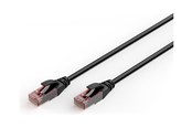 Verkkokaapelit - DIGITUS patch cable - 5 m - black - Musta - DK-1617-050-OD-10