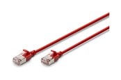 Verkkokaapelit - DIGITUS patch cable - 1 m - red - Punainen - DK-1632-A-010S-R-10