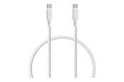 USB kaapelit - ESSENTIALS by UPSTRÖM 100W USB-C to USB-C Cable 1.2m - White - CC120-100W-E