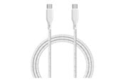 USB kaapelit - ESSENTIALS by UPSTRÖM 100W USB-C to USB-C Cable 2.5m - White - CC250-100W-E