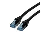 Verkkokaapelit - Roline patch cable - 3 m - black - Musta - 21.15.2753