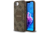 Puhelin - Kannet ja kotelot - GUESS 4G Circle Classic Logo MagSafe case for iPhone 16e - brown - 3666339454043