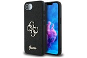 Puhelin - Kannet ja kotelot - GUESS Fixed Glitter Big 4G case for iPhone 16e - black - 3666339453435