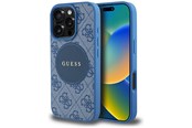 Puhelin - Kannet ja kotelot - GUESS 4G Circle Classic Logo MagSafe case for iPhone 16 Pro - blue - 3666339426644
