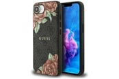 Puhelin - Kannet ja kotelot - GUESS 4G Flowers Print MagSafe case for iPhone 16e - black - 3666339453336