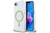 Puhelin - Kannet ja kotelot - GUESS IML Glitter Circle MagSafe iPhone 16e Case - Clear - 3666339454838