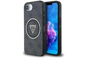 Puhelin - Kannet ja kotelot - GUESS IML Metal Glitter 4G Circle Triangle MagSafe Case for iPhone 16e - Black - 3666339454098