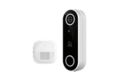 Smart Home - Älykoti - Deltaco SMART HOME ovikellokamera, Chime sisältyy, 4MP, WiFi, valkoinen - SH-DB03