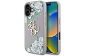 Puhelin - Kannet ja kotelot - GUESS Grained Roses Big 4G Logo iPhone 16 Case - Purple - 3666339427221