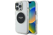 Puhelin - Kannet ja kotelot - GUESS IML Metal Colored Circle Classic Logo MagSafe Case for iPhone 16 Pro Max - Black - 3666339428457