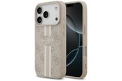Puhelin - Kannet ja kotelot - GUESS 4G Printed Stripes MagSafe Case for iPhone 17 Pro - Pink - 3666339491468