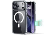 Puhelin - Kannet ja kotelot - ESR Classic Hybrid MagSafe + Tempered Glass Set for iPhone 17 Pro Max - Clear - 4894240289006