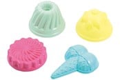 Ulkoleikit - Ecoiffier Spade with 4 sand molds - 234