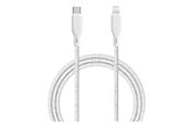 USB kaapelit - ESSENTIALS by UPSTRÖM MFI Lightning to USB-C Cable 2.5m - White - LC250-E
