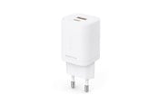 Puhelin - Adapterit & Laturit - ESSENTIALS by UPSTRÖM 45W Dual Port  GaN Charger - USB-C & USB-A | 2 Ports - White - GC451-E