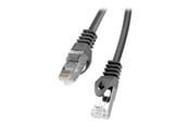 Verkkokaapelit - Lanberg patch cable - 2 m - black RAL 9004 - Musta - PCF6-10CC-0200-BK