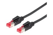 Verkkokaapelit - Roline Dätwyler patch cable - 5 m - black - Musta - 5m - 21.05.0055