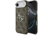 Puhelin - Kannet ja kotelot - GUESS 4G Big 4G Classic Logo case for iPhone Air - brown and silver - 3666339517922
