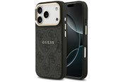 Puhelin - Kannet ja kotelot - GUESS 4G PU Classic Logo MagSafe case for iPhone 17 Pro - black - 3666339519056